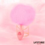 Plug Rosa de Silcona con Pompón Rosa