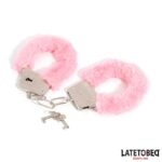 Esposas de Metal Furry con Pelo Rosa