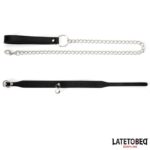Collar con Cascabel y Correa