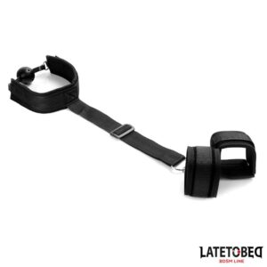 Mordaza y Esposas en Restricciones 6 Set de 3 Piezas de Bondage Antifaz - Erotiks | Tienda erótica online