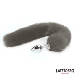 Plug Anal con Cola Gris 40 cm