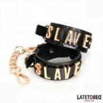 Esposas para Tobillos SLAVE con Cadena Dorada