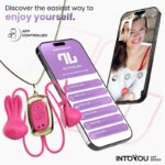 Tickly Pinzas para Pezones con Vibración, Control y Collar con APP