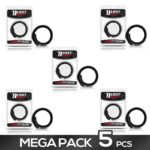 Pack de 5 Anillo Pene Ajustable Silicona Sólida 15-21 cm