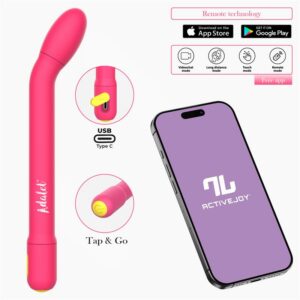 Gently Estimulador Punto G con APP Rosa 7 Baile Plug Anal Color Púrpura - Erotiks | Tienda erótica online