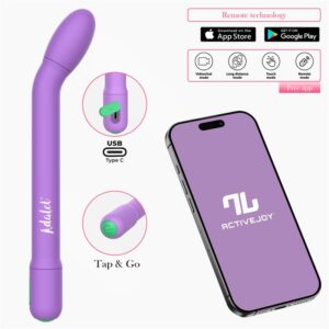Gently Estimulador Punto G con APP Lavanda 8 Baile Plug Anal Color Púrpura - Erotiks | Tienda erótica online