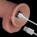 Dildo con Vibración Piel Deslizante Silicona Dual Layer 8.5