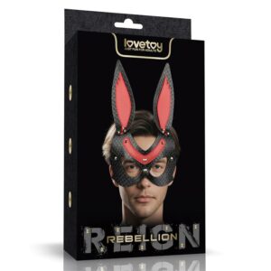 Máscara Conejo Rebellion Reign Mystery 10 Lilith Máscara de Incógnito Abertura en la Boca y Ojos Color Negro - Erotiks | Tienda erótica online