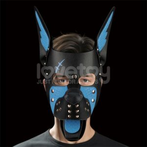 Máscara Cachorro Rebellion Reign Scarred Alpha Pup Azul