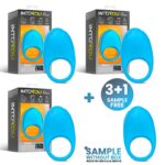 Pack 3 + Muestra Ringo Anillo Vibrador con APP Azul