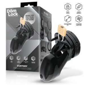 Custody Jaula para el Pene 7 Bars Jaula para el Pene con Candado Interno - Erotiks | Tienda erótica online