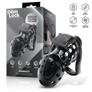 Convict Jaula para el Pene con Candado Interno