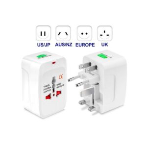 Adaptador Universal de Viaje US/AU/UK/EU