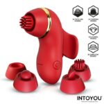 Beeny Estimulador con 4 Cabezales, Succión, Tapping, Tickling y Licking