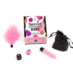 Kit Secret Pleasures Box 9 Fingyhop Bala Vibradora con Conejito Silicona Rosa - Erotiks | Tienda erótica online