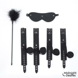 Set Bondage con Esposas, Antifaz y Pluma Estimuladora 14 - Erotiks | Tienda erótica online