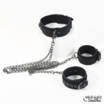 Collar con Esposas para Tobillos con Cadena