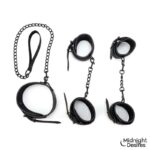Set de Restricciones con Esposas y Collar con Correa