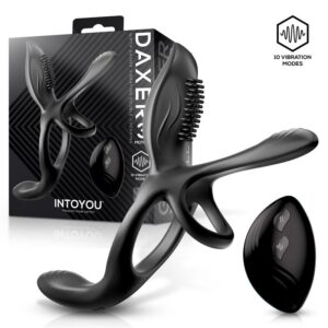 Daxer Doble Anillo para el Pene con Estimulador de Clítoris