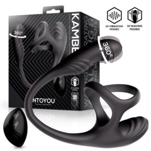 Kamber Plug Anal Vibración y Waving 360º y Estimulador Testículos 1 Kamber Plug Anal Vibración y Waving 360º y Estimulador Testículos - Erotiks | Tienda erótica online