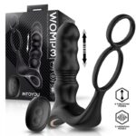 Womp Masajeador Prostático con Vibración, Thrusting y Control Remoto