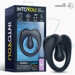 Kenny Anillo Vibrador con Estimulador de Clítoris y APP Azul Noche