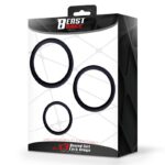 Set de 3 Anillos para el Pene Silicona S, M y L
