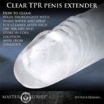 Grand Mamba XL Suspensorio con Dildo Hueco Transparente