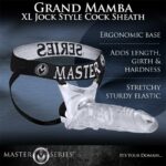 Grand Mamba XL Suspensorio con Dildo Hueco Transparente