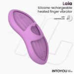 Laia Estimulador de Dedo con Calor y Funda con APP Lavanda