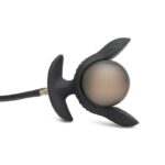 Dark Pearl Plug Anal con Inflado y Vibración con Control Remoto