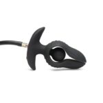 Dark Pearl Plug Anal con Inflado y Vibración con Control Remoto