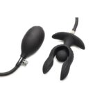 Dark Pearl Plug Anal con Inflado y Vibración con Control Remoto