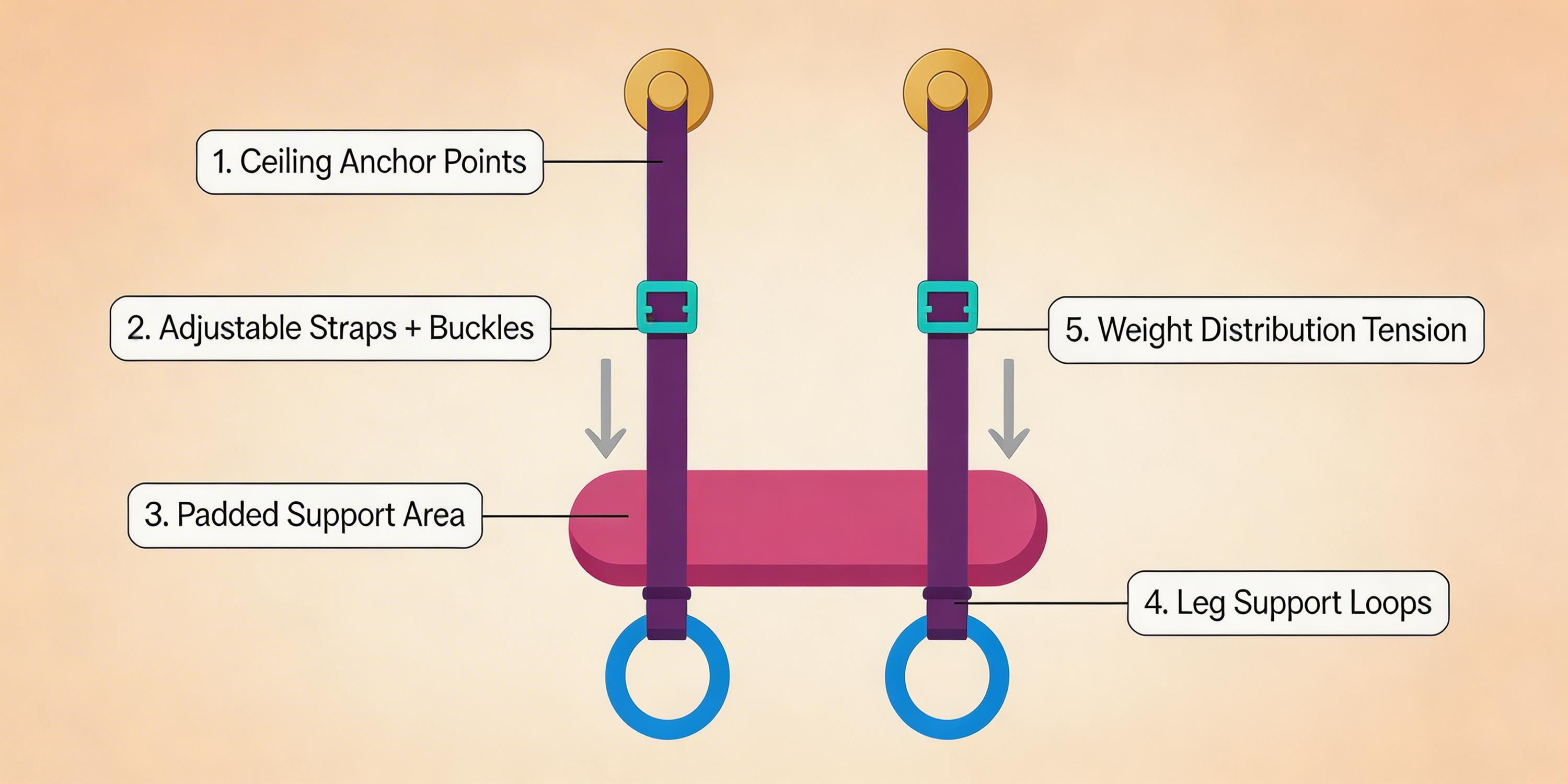 Columpio sexual: cómo eleva tus encuentros íntimos a nuevas alturas (literalmente) 2 - Erotiks | Tienda erótica online