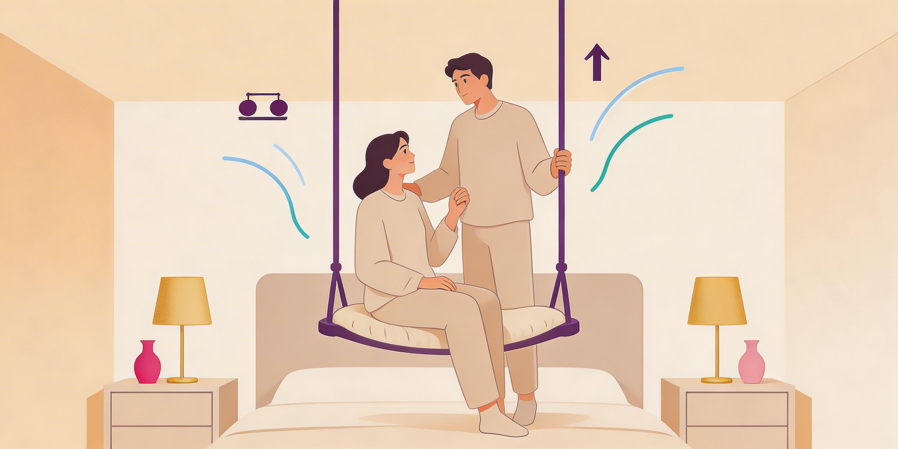 Ideas creativas para usar un columpio sexual: ¡sorpréndete con estas posiciones! 1 - Erotiks | Tienda erótica online