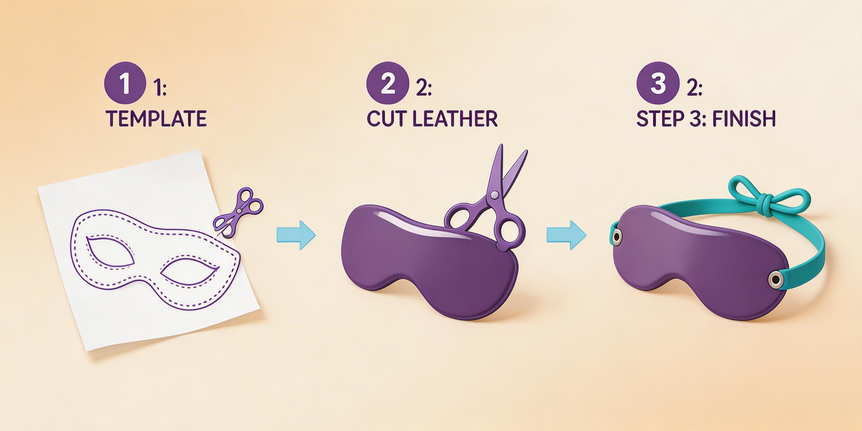 DIY: Crea tu Propio Antifaz Erótico Casero Paso a Paso 3 - Erotiks | Tienda erótica online