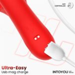 Franky Vibrador con Biting y Bola Rotativa con APP