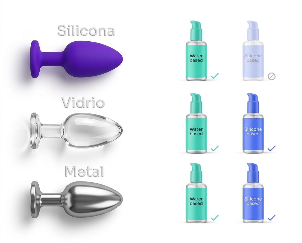 Lubricante para Plugs Anales: Agua vs Silicona y Qué Evitar según el Material 4 - Erotiks | Tienda erótica online