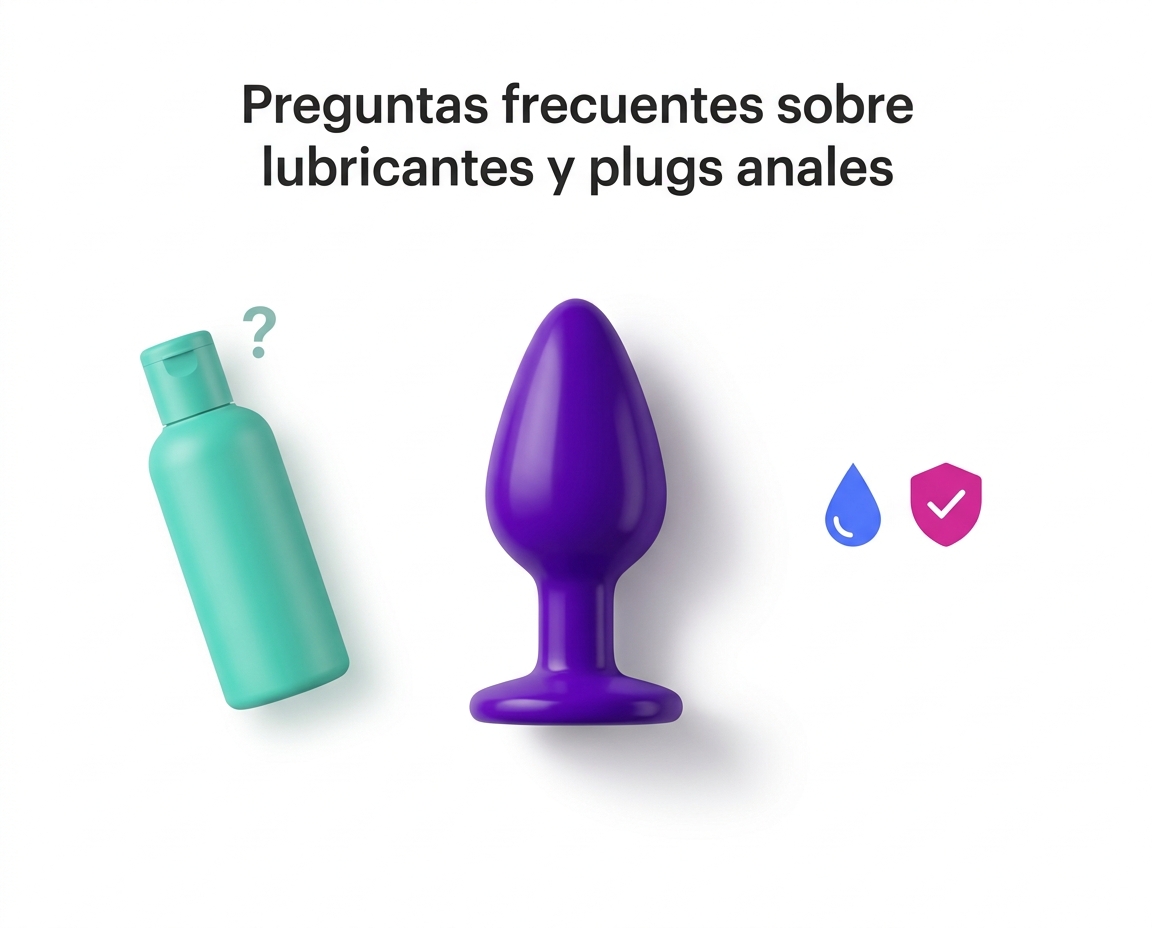 Lubricante para Plugs Anales: Agua vs Silicona y Qué Evitar según el Material 6 - Erotiks | Tienda erótica online