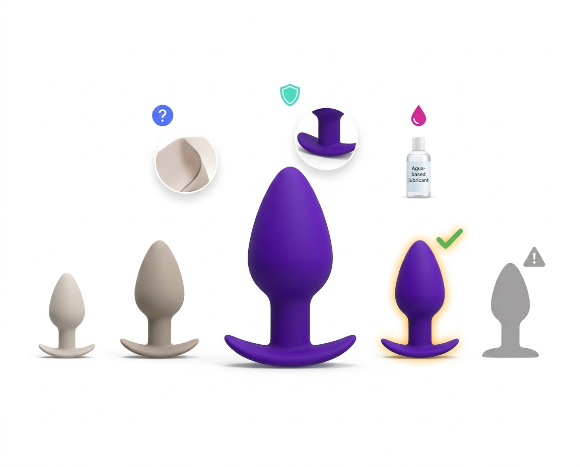 Errores Comunes con Plugs Anales (y Cómo Evitarlos): Tamaño, Lubricación y Prisas 6 - Erotiks | Tienda erótica online