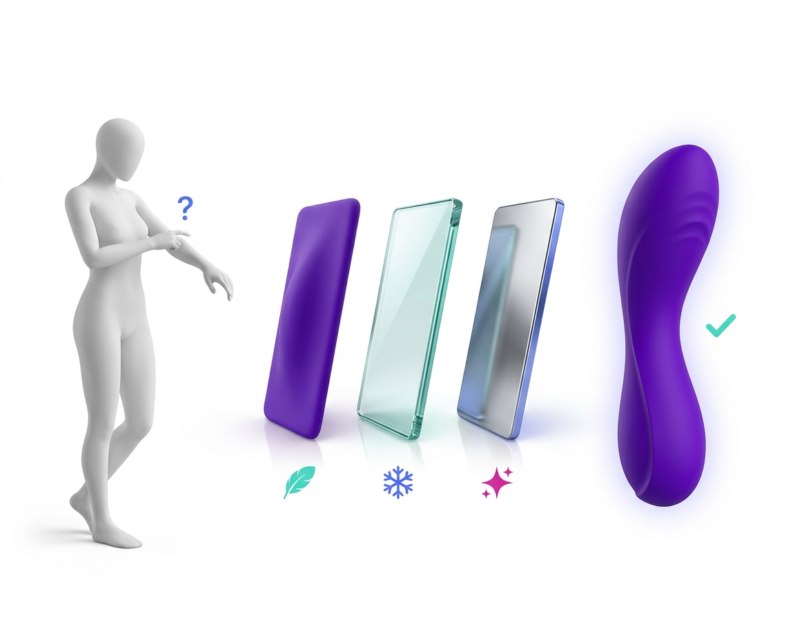 Plugs Anales de Silicona vs Metal vs Vidrio: Diferencias Reales en Sensación y Cuidado 7 - Erotiks | Tienda erótica online