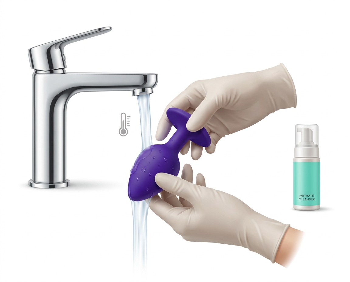 Cómo Limpiar un Plug Anal Paso a Paso: Rutina de Lavado, Desinfección y Secado 2 - Erotiks | Tienda erótica online