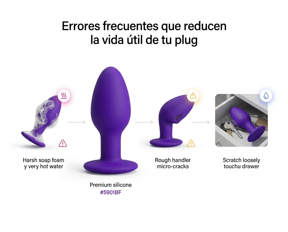 Cómo Guardar tus Plugs Anales para que Duren Más: Bolsas, Materiales y Errores Frecuentes 5 - Erotiks | Tienda erótica online
