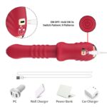 Vibrador con Thrusting Punto G y Pantalla Digital