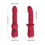Vibrador con Calor y Movimiento Vertical con Pantalla Digital