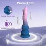 Dildo Fantasía con Vibración, Oscilación y Ventosa