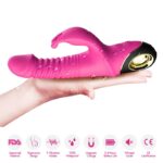 Vibrador con Thrusting y Oscilación 360º Rosa