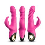 Vibrador con Thrusting y Oscilación 360º Rosa
