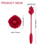 Rosa Vibradora con Licking y Thrusting USB