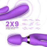 Masajeador y Vibrador Púrpura